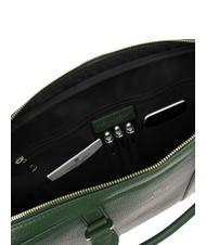 SPALDING TIFFANY Leder-Aktentasche f&uuml;r 15-Zoll-Laptop dunkelgr&uuml;n - Arbeitstaschen - 6