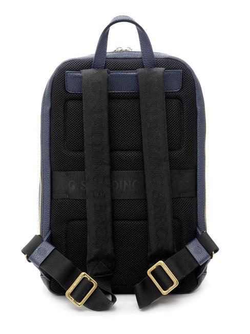 TIFFANY JANE Lederrucksack f&uuml;r 15,6-Zoll-Laptop blau - PC-Rucks&auml;cke