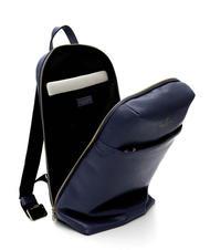 SPALDING TIFFANY JANE Lederrucksack f&uuml;r 15,6-Zoll-Laptop blau - PC-Rucks&auml;cke - 6