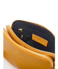 SPALDING TIFFANY KATE Mini-Schultertasche aus Leder Senf - Damentaschen - 5
