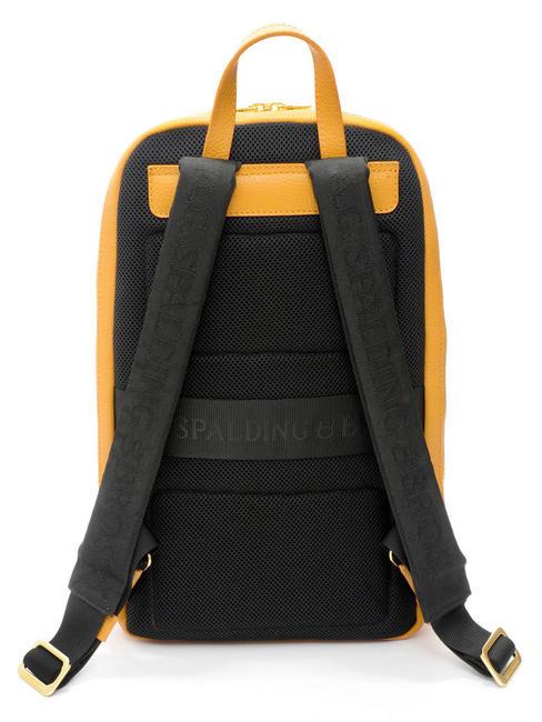TIFFANY JANE Lederrucksack f&uuml;r 15,6-Zoll-Laptop Senf - PC-Rucks&auml;cke