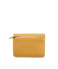 SPALDING TIFFANY Kartenetui aus Leder mit M&uuml;nzfach Senf - Brieftaschen Damen - 3