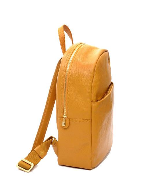 TIFFANY Laptop-Rucksack aus Leder Senf - Damentaschen