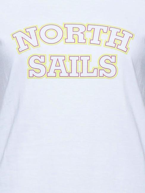 LOGO PRINT Baumwoll t-shirt Wei&szlig; - T-Shirts und Tops f&uuml;r Damen