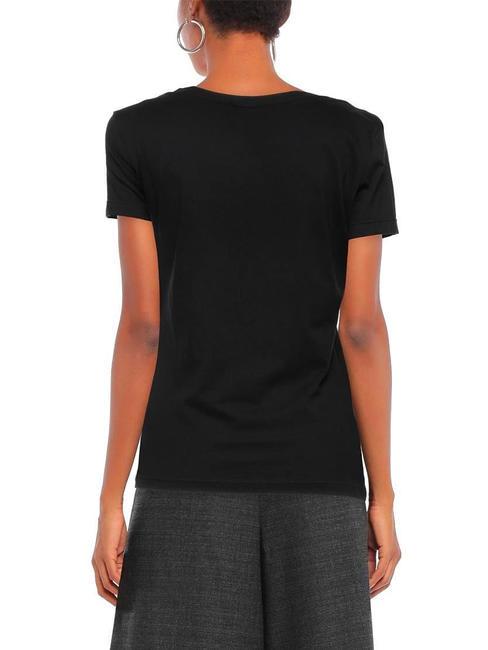 LOGO MIRROR Baumwoll t-shirt Schwarz - T-Shirts und Tops f&uuml;r Damen