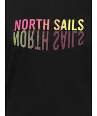 NORTH SAILS LOGO MIRROR Baumwoll t-shirt Schwarz - T-Shirts und Tops f&uuml;r Damen - 4