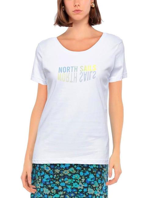 LOGO MIRROR Baumwoll t-shirt Weiß - T-Shirts und Tops für Damen