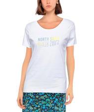 NORTH SAILS LOGO MIRROR Baumwoll t-shirt Weiß - T-Shirts und Tops für Damen - 2