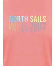 NORTH SAILS LOGO MIRROR Baumwoll t-shirt - T-Shirts und Tops für Damen