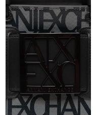 ARMANI EXCHANGE LOGO ALL OVER Kleine Tasche mit Schultergurt beige/schwarz - Damentaschen - 4