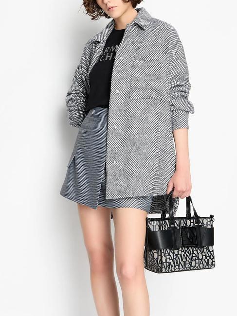 LOGO ALL OVER Kleine Tasche mit Schultergurt beige/schwarz - Damentaschen