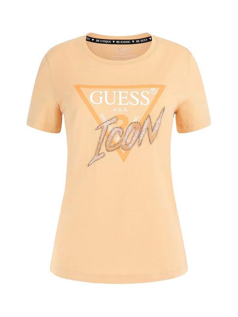 ICON Baumwoll t-shirt sandiger Pfirsich - T-Shirts und Tops f&uuml;r Damen