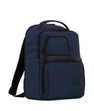 PIQUADRO WOLLEM Rucksack aus Leder und Stoff, 14-Zoll-Laptophalter - PC-Rucksäcke