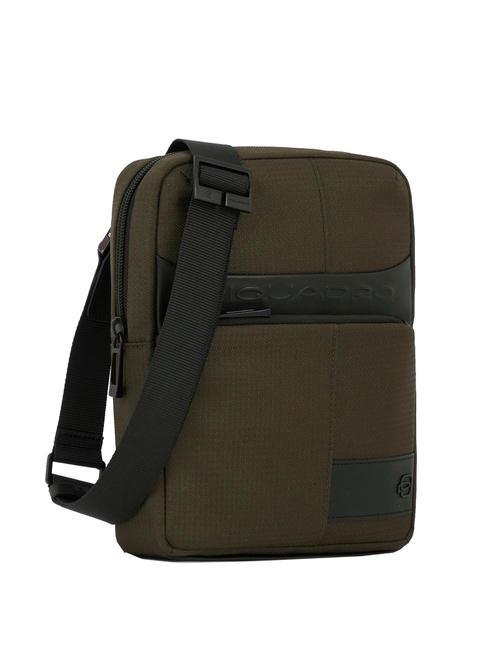 WOLLEM iPad Mini-Tasche aus Stoff und Leder GRÜN - Umhängetaschen Herren