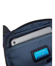 PIQUADRO WOLLEM iPad Mini-Tasche aus Stoff und Leder GRÜN - Umhängetaschen Herren - 5