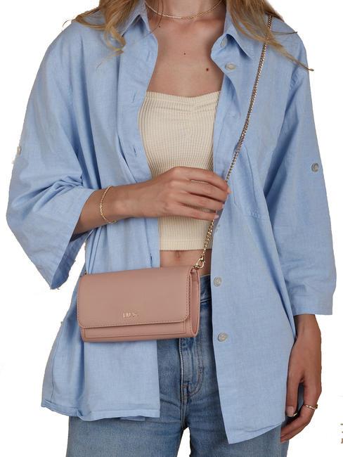 CALIWEN Umh&auml;ngetasche weiche Pfirsiche - Brieftaschen Damen