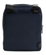 PIQUADRO WOLLEM iPad Mini-Tasche aus Stoff und Leder Blau - Umhängetaschen Herren - 4
