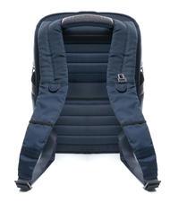 PIQUADRO WALLABY Rucksack aus Leder und Stoff, 14-Zoll-PC-Halter Blau - PC-Rucksäcke - 4