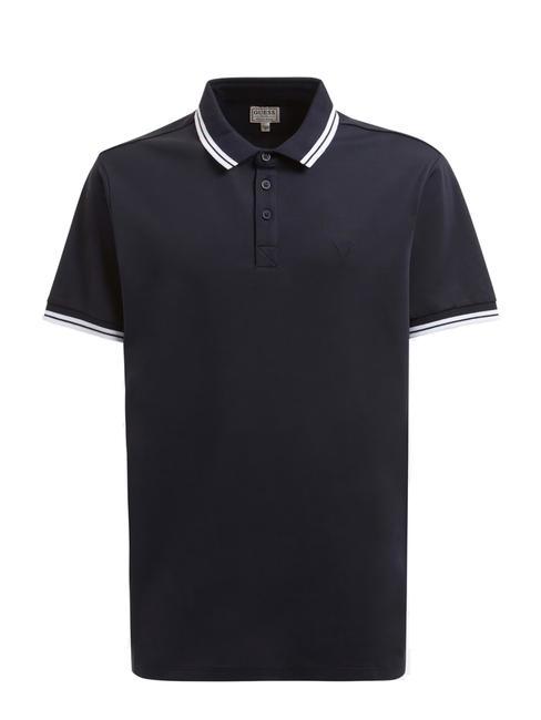 PIQUE Stretch-Kurzarm-Poloshirt smartblue - Herren-Polo-Shirts/Herren-Polo-Shirt/Herrenpoloshirt/Herrenpoloshirts