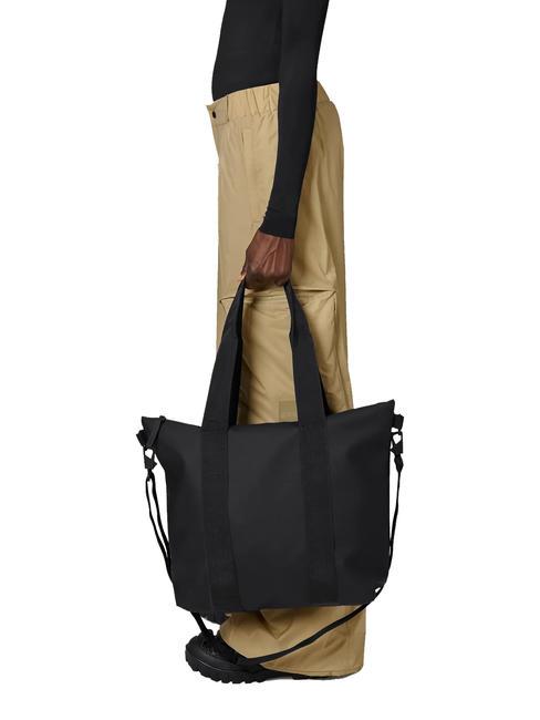 TOTE BAG MINI Wasserdichte Tasche Schwarz - Damentaschen