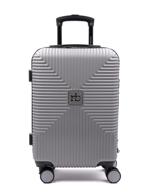 ADVENTURE Set mit 3 Kabinentrolleys, mittelgroß, groß Silber - Trolleyset