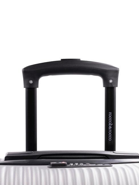 ADVENTURE Set mit 3 Kabinentrolleys, mittelgroß, groß Silber - Trolleyset