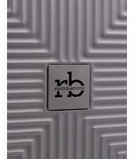 ROCCOBAROCCO ADVENTURE Set mit 3 Kabinentrolleys, mittelgroß, groß Silber - Trolleyset - 8