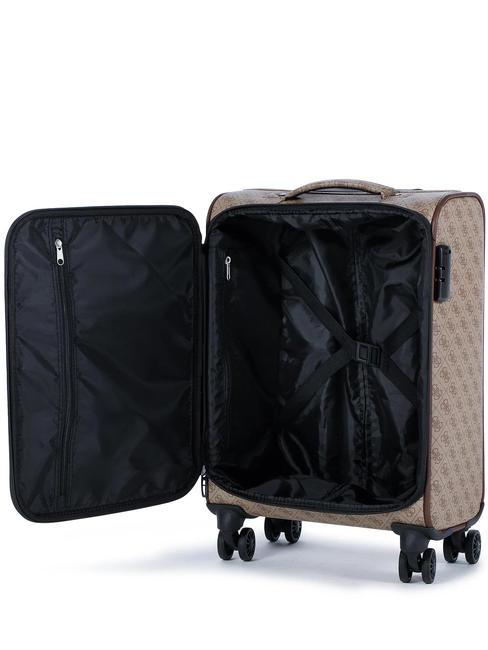 VEZZOLA Handgep&auml;ckwagen beige / braun - Handgep&auml;ck