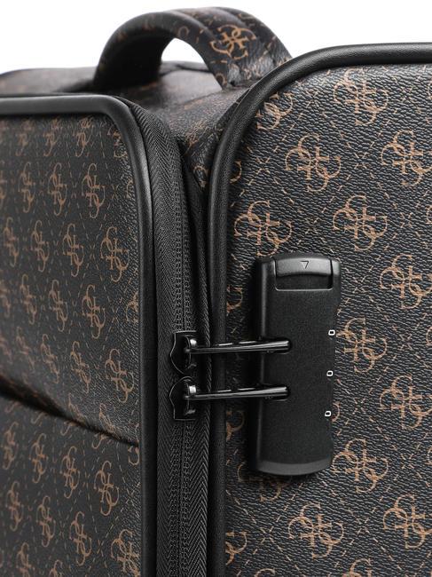 VEZZOLA Handgep&auml;ckwagen BRAUN / OCKER - Handgep&auml;ck