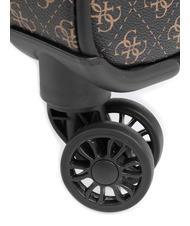 GUESS VEZZOLA Handgep&auml;ckwagen BRAUN / OCKER - Handgep&auml;ck - 5