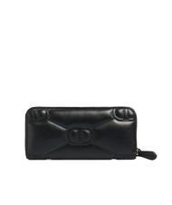 TWINSET LOGO QUILTED Gro&szlig;e Geldb&ouml;rse mit umlaufendem Rei&szlig;verschluss Schwarz - Brieftaschen Damen - 3