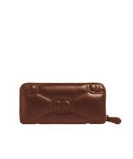 TWINSET LOGO QUILTED Gro&szlig;e Geldb&ouml;rse mit umlaufendem Rei&szlig;verschluss Schokolade - Brieftaschen Damen - 3