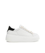 TWINSET METALLIC LOGO Ledersneaker - Damenschuhe