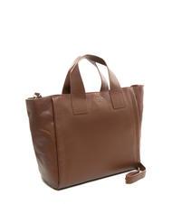 TOSCA BLU FRAPPE Ledertasche mit Schultergurt Dunkelbraun - Damentaschen - 2