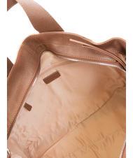 TOSCA BLU FRAPPE Ledertasche mit Schultergurt Dunkelbraun - Damentaschen - 5