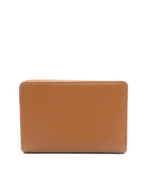BASIC Mittelgro&szlig;e Lederbrieftasche BRAUN - Brieftaschen Damen