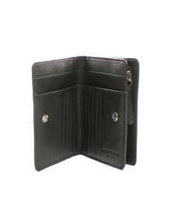 TOSCA BLU BASIC Mittelgro&szlig;e Lederbrieftasche Schwarz - Brieftaschen Damen - 2