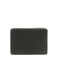TOSCA BLU BASIC Mittelgro&szlig;e Lederbrieftasche Schwarz - Brieftaschen Damen - 3