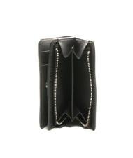 TOSCA BLU BASIC Mittelgro&szlig;e Lederbrieftasche Schwarz - Brieftaschen Damen - 4