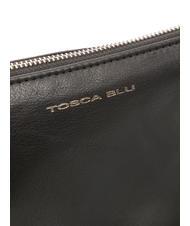 TOSCA BLU BASIC Umh&auml;ngetasche aus Leder Schwarz - Damentaschen - 3