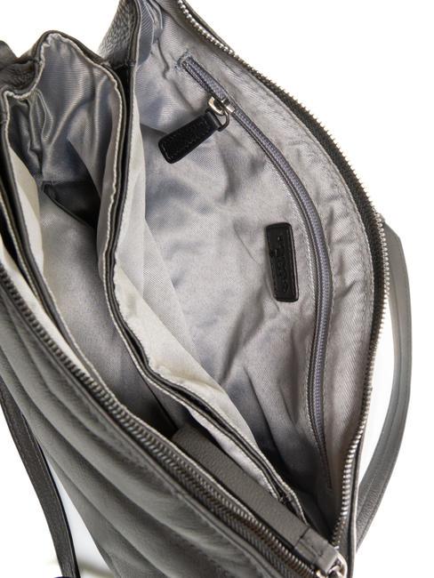PAN CAKE Ledertasche mit Schultergurt Schwarz - Damentaschen