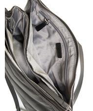 TOSCA BLU PAN CAKE Ledertasche mit Schultergurt Schwarz - Damentaschen - 5