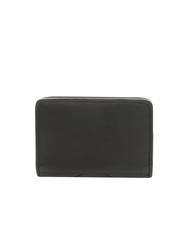 TOSCA BLU PAN CAKE Kleine Lederbrieftasche mit umlaufendem Rei&szlig;verschluss Schwarz - Brieftaschen Damen - 3