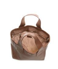 TOSCA BLU FRAPPE Mittelgro&szlig;e Ledertasche mit Schultergurt Dunkelbraun - Damentaschen - 5