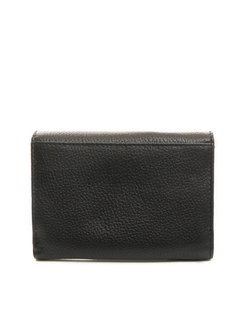FRAPPE Lederbrieftasche mit Klappe Schwarz - Brieftaschen Damen