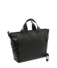TOSCA BLU FRAPPE Ledertasche mit Schultergurt Schwarz - Damentaschen - 2