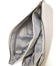 TOSCA BLU PAN CAKE Ledertasche mit Schultergurt Wei&szlig; - Damentaschen - 5