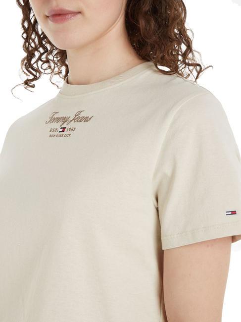 TJ CLS ESSENTIAL Baumwoll t-shirt Zeitungspapier - T-Shirts und Tops f&uuml;r Damen