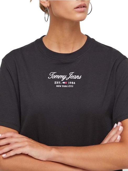 TJ CLS ESSENTIAL Baumwoll t-shirt SCHWARZ - T-Shirts und Tops f&uuml;r Damen