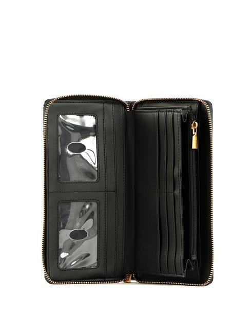 AVETA Geldb&ouml;rse mit umlaufendem Rei&szlig;verschluss SCHWARZ - Brieftaschen Damen